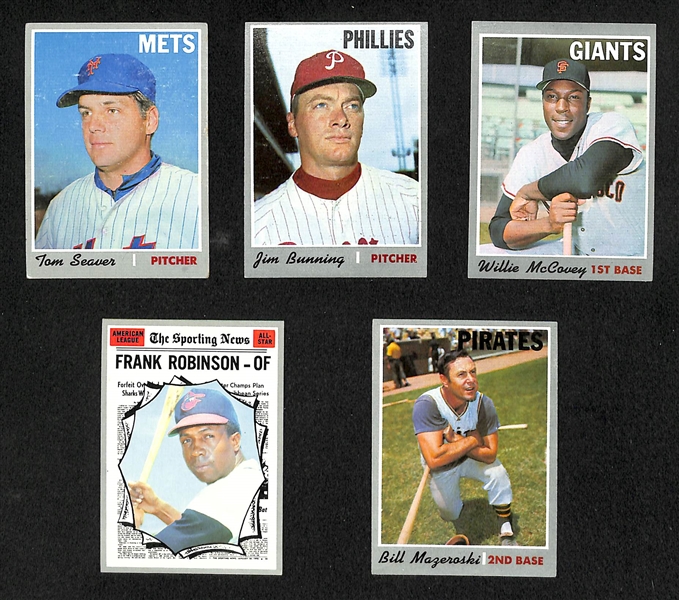 Lot Of 250+ Assorted Baseball Cards From 1970 & 1971