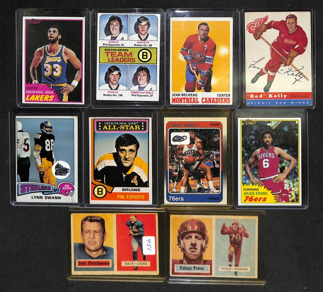Lot Of Mixed Sports Cards W/ Swann RC