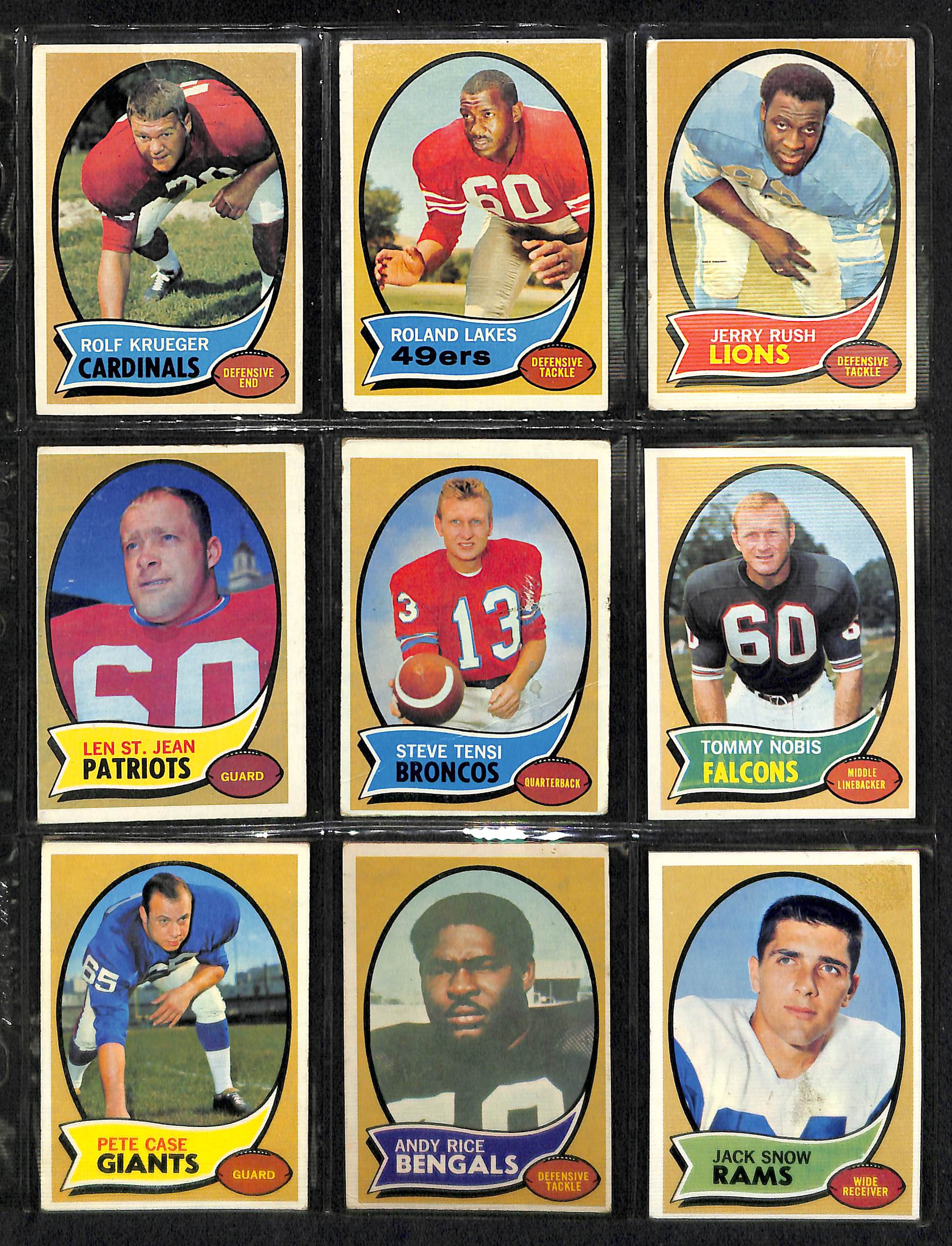 Lot Detail - Lot Of 200+ Different Football Card From 1970-1972