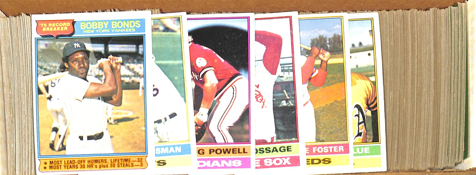 Lot Of 539 Different 1976 Topps Baseball Cards