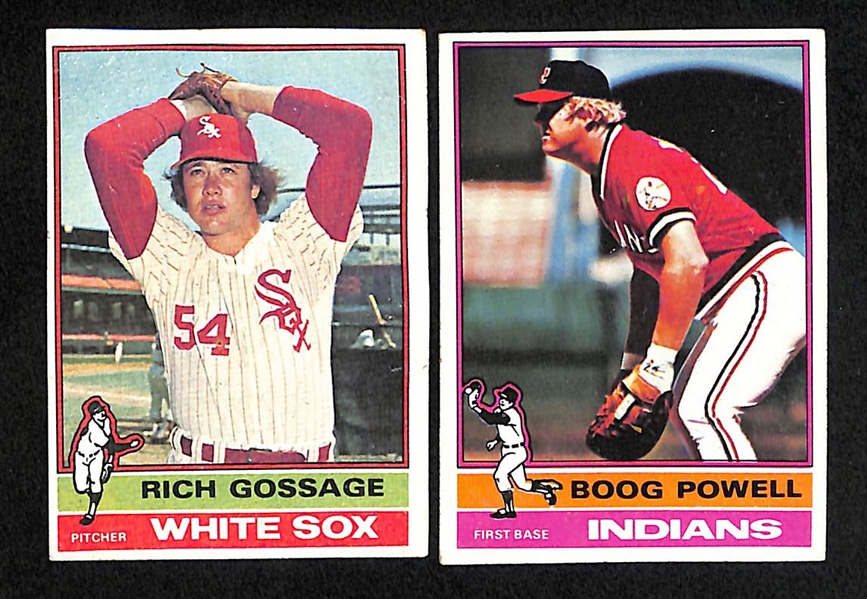 Lot Of 539 Different 1976 Topps Baseball Cards