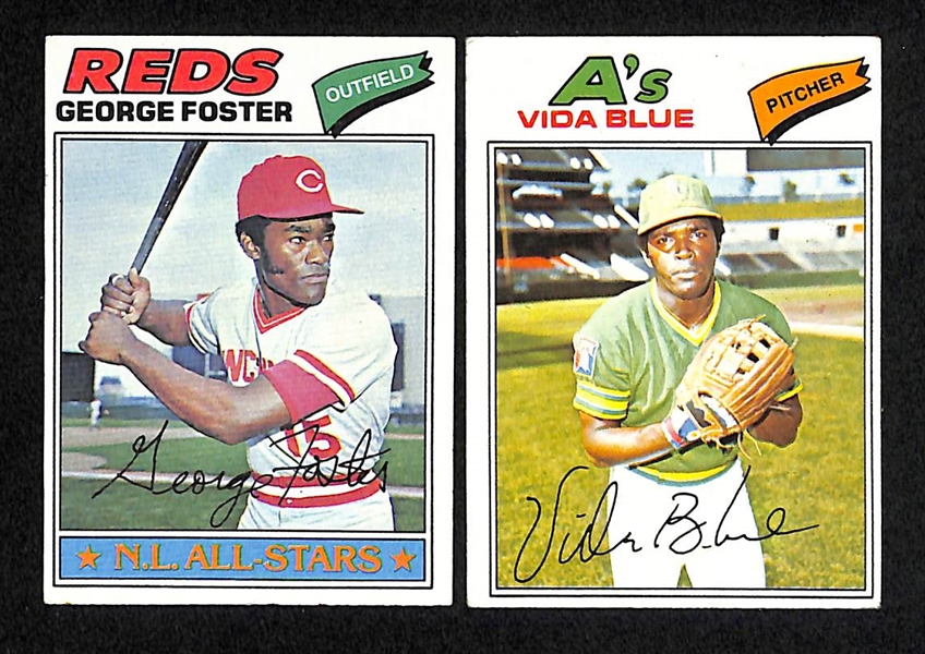 Lot Of 397 Different 1977 Topps Baseball Cards