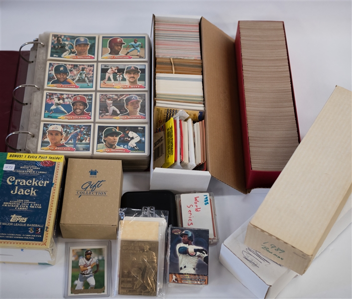 Bulk Lot Of Baseball Cards & Sets