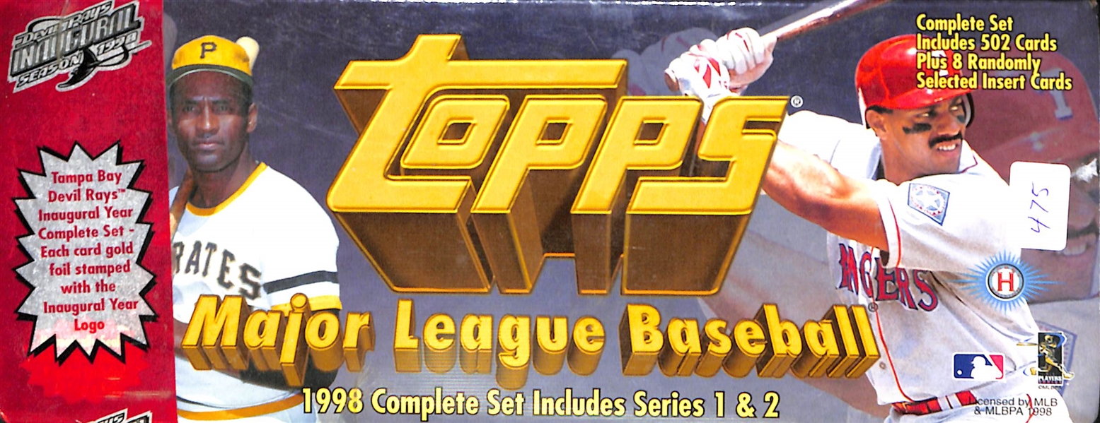 1998 Topps Complete Baseball Sealed Factory Card Set
