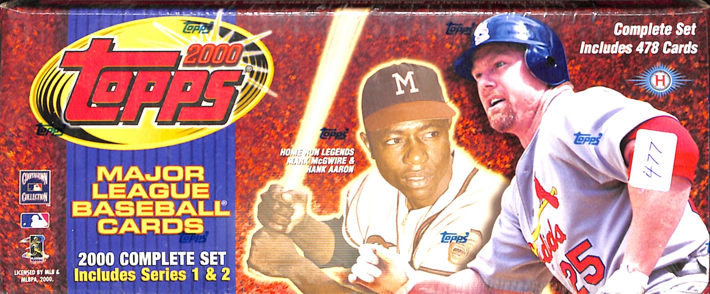 2000 Topps Complete Baseball Factory Set - Sealed