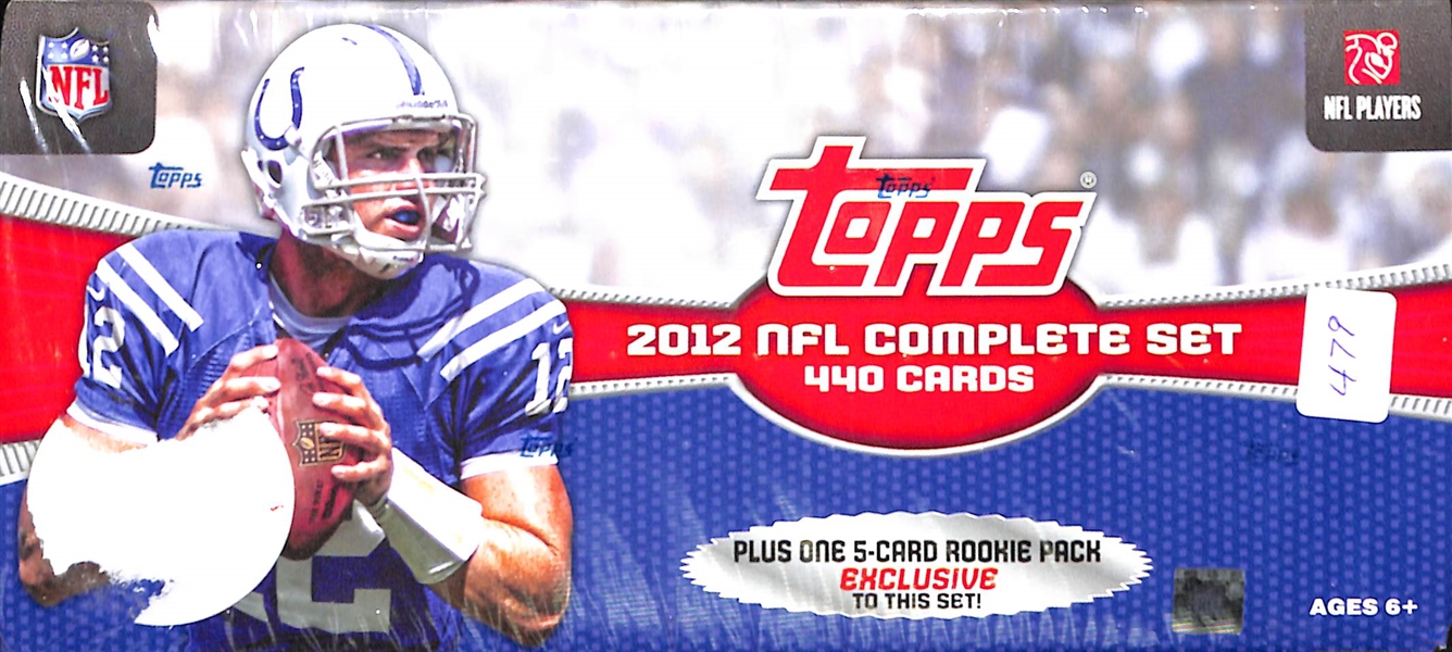 2012 Topps Football Complete Factory Card Set - Sealed