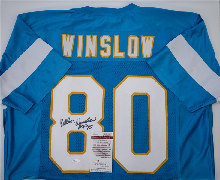 Kellen Winslow Signed & Inscribed Jersey - JSA