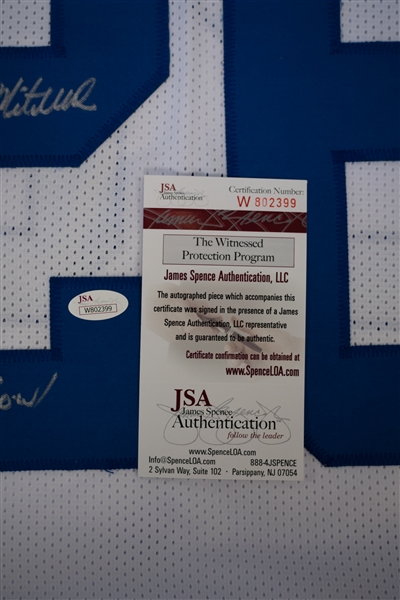 Lydell Mitchell Signed & Inscribed Jersey - JSA