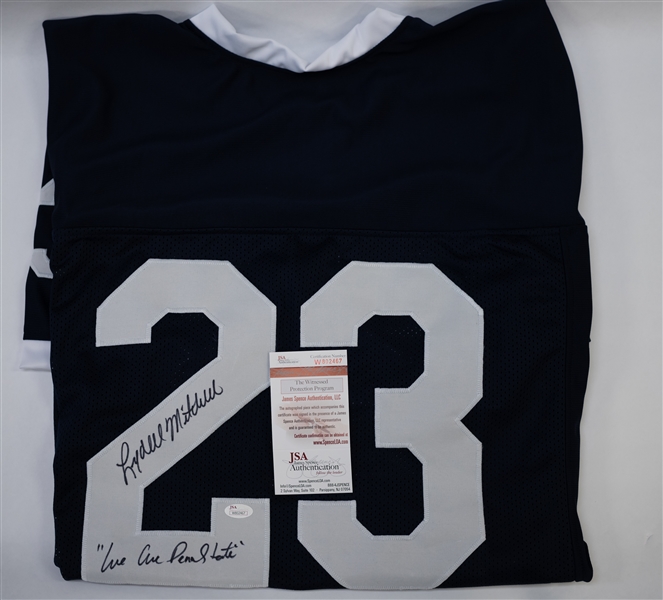 Lydell Mitchell Signed & Inscribed Penn State Jersey - JSA