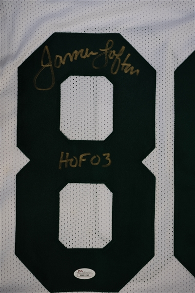 James Lofton Signed & Inscribed Jersey - JSA