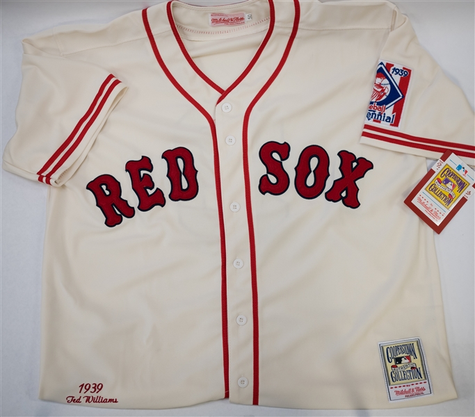 Ted Williams Retro style Mitchell & Ness Commemorative Jersey - New with Tags