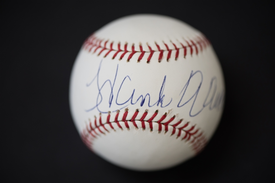 Hank Aaron Signed Official MLB Baseball - PSA/DNA COA