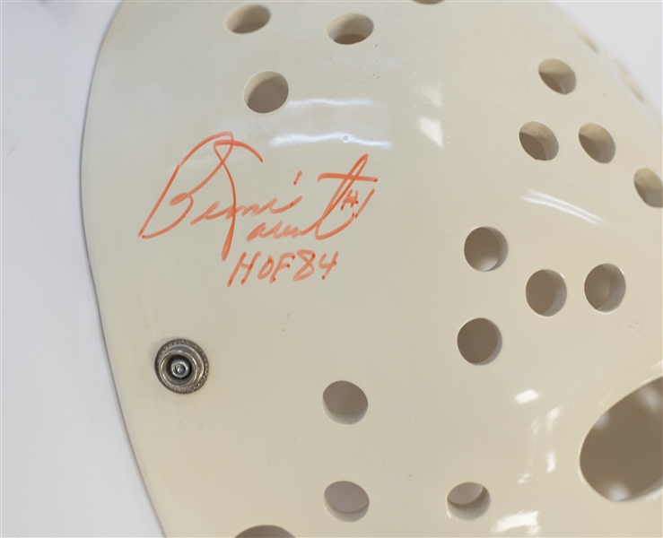 Bernie Parent Signed & Inscribed Ceramic Hockey Mask
