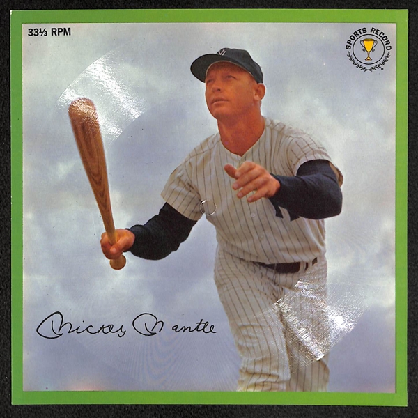 Baseball Porcelain Set & Records Of Mantle & Maris