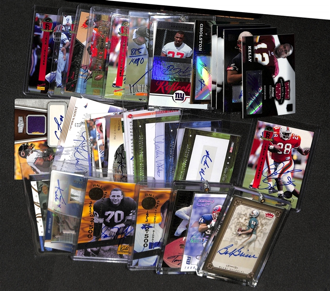 Lot Of 47 Football Auto Cards w. Griese