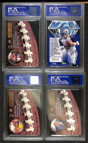 Lot Of Football Graded & Insert Cards