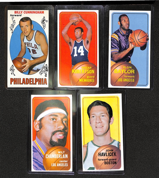 Lot Of 11 Basketball Stars Cards From 1969-71