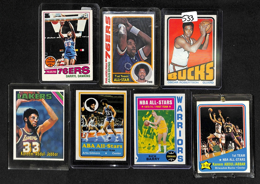 Lot Of 85 Basketball Cards From 1971/72-1978/79