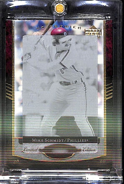 Lot Of 5 Phillies Auto & Relic Cards w. Schmidt