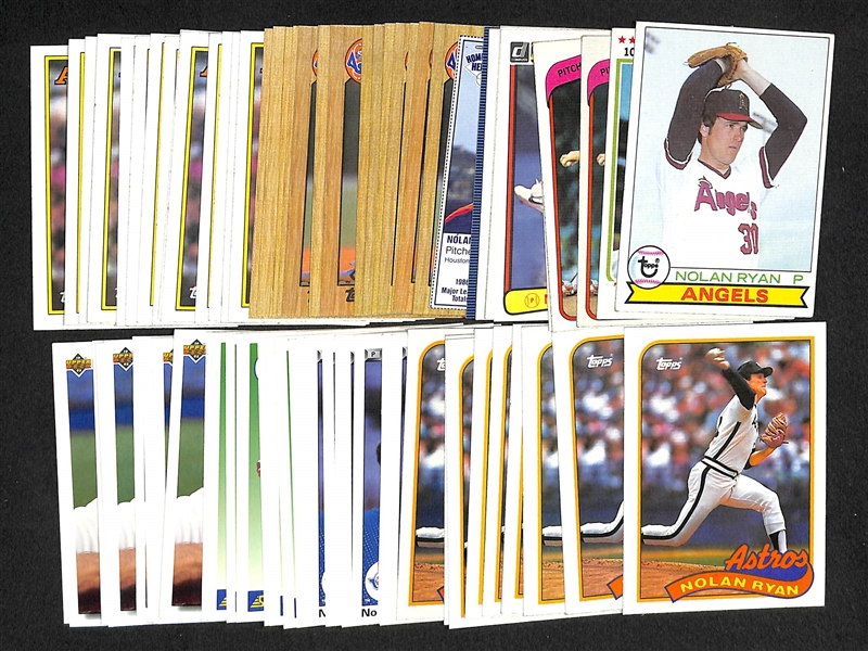 Lot Of 85 Nolan Ryan Assorted Cards