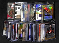 Lot Of 40 Football Auto Cards