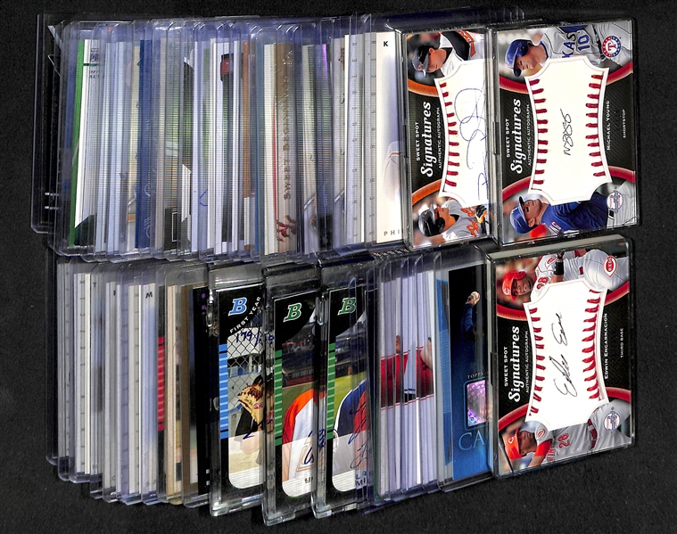 Lot Of 50 Baseball Autograph Cards