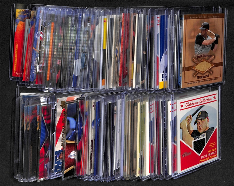 Lot Of 55 Baseball Relic Cards