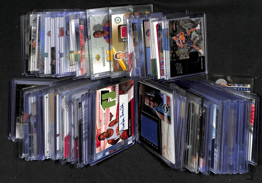 Lot Of 90 Basketball Auto & Relic Cards