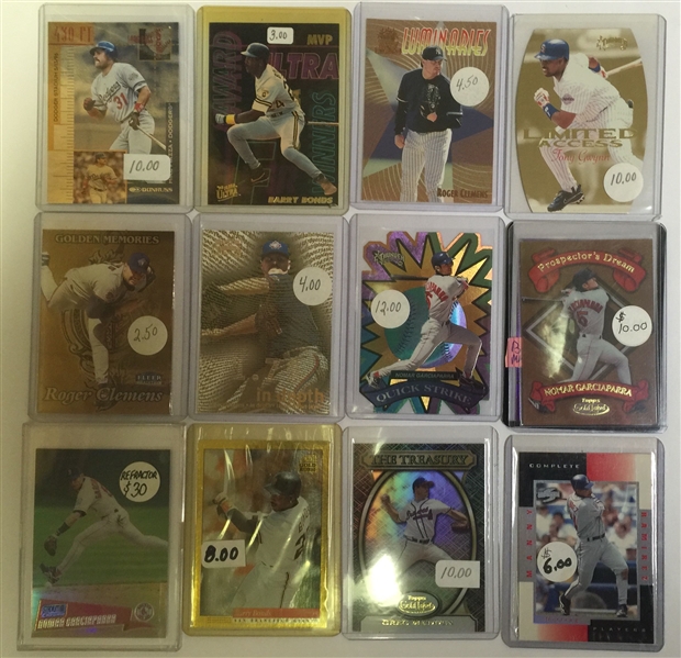 Lot of 50+ Baseball Insert & Parallel Cards