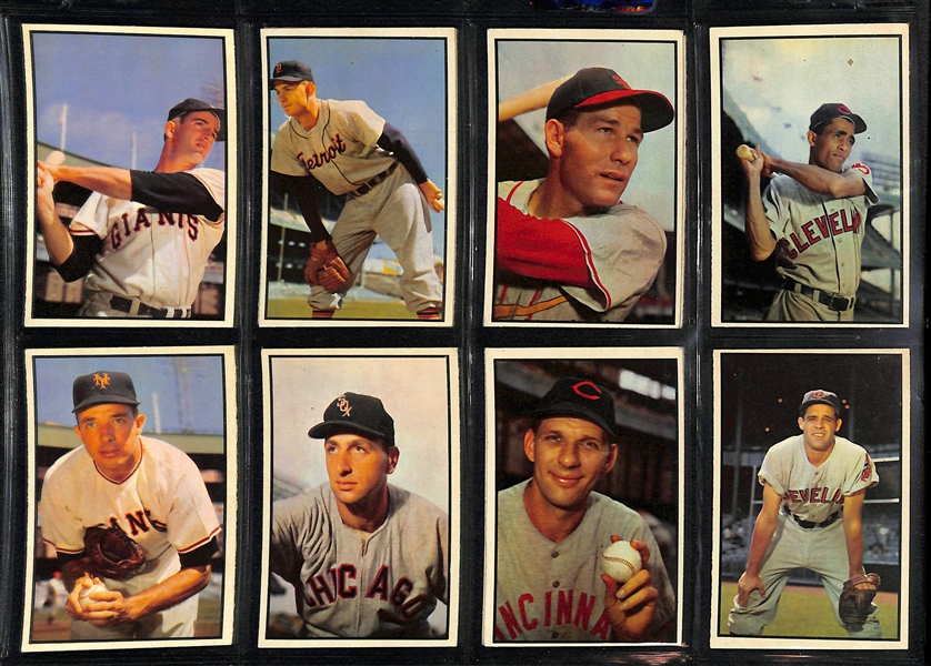 1953 Bowman Lot Of 35 Assorted Cards W/ Ralph Kiner
