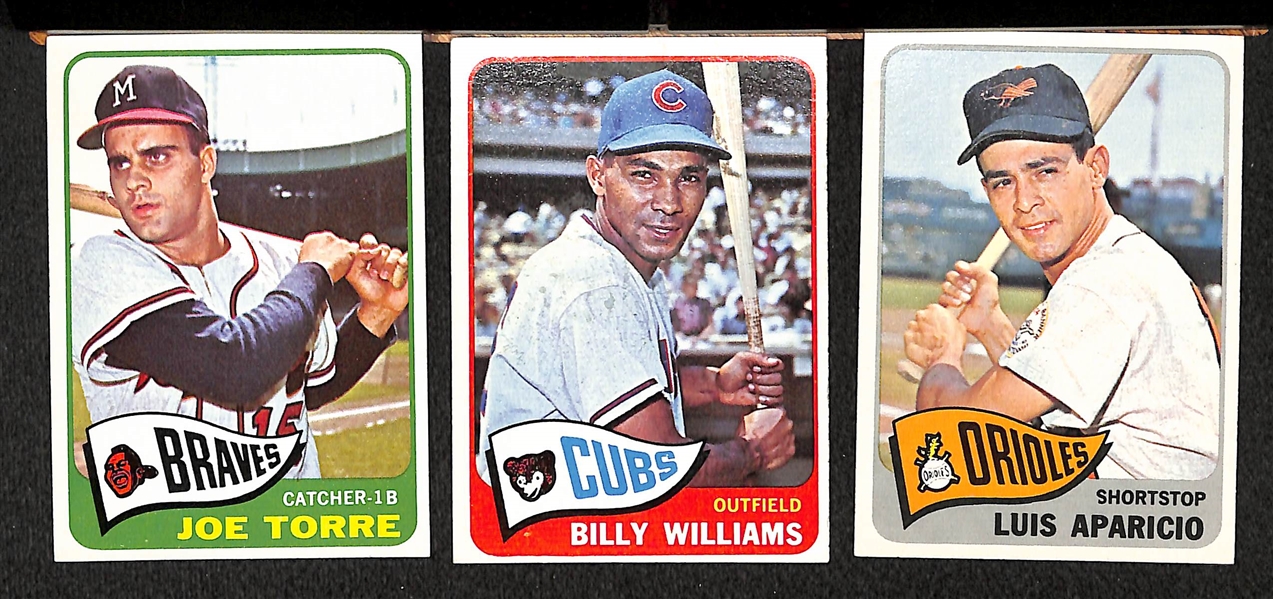 Lot Of 300 Different 1965 Topps Baseball Cards