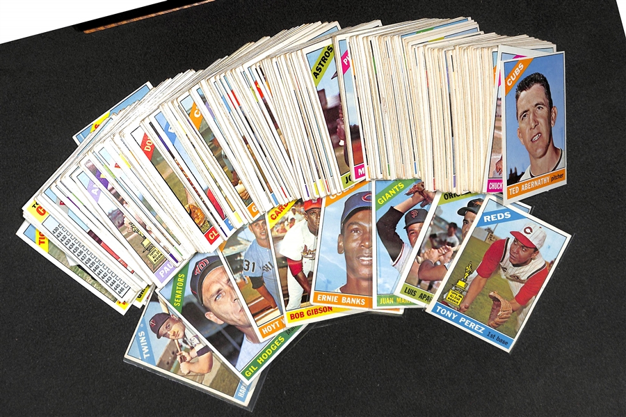 Lot Of 230 Different 1966 Topps Baseball Cards