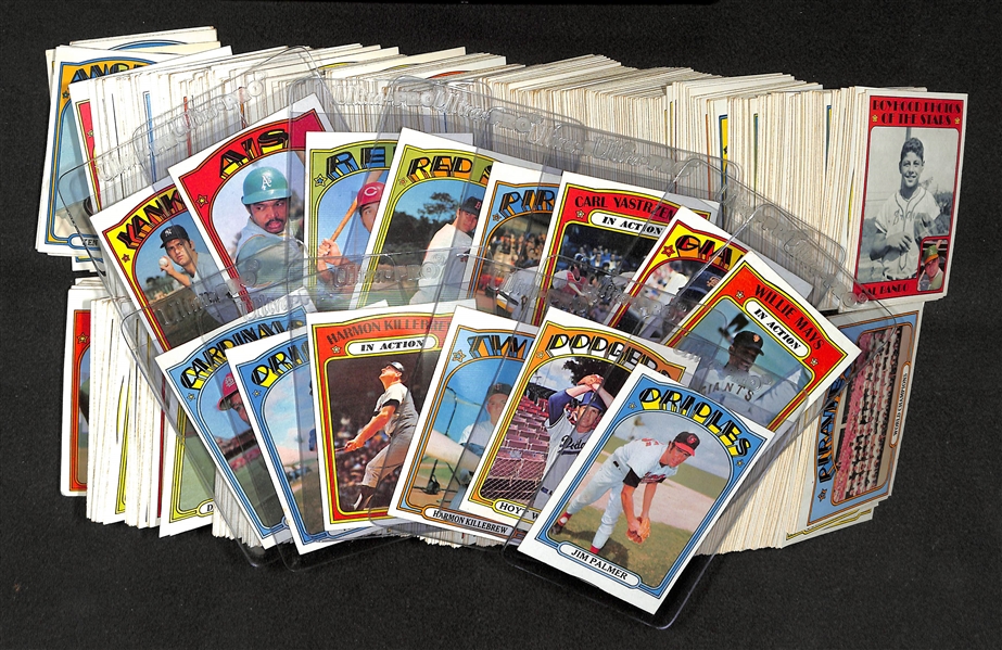 1972 Topps Baseball Partial Card Set