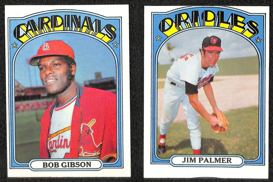 1972 Topps Baseball Partial Card Set