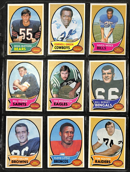 1970 Topps Football Complete Set