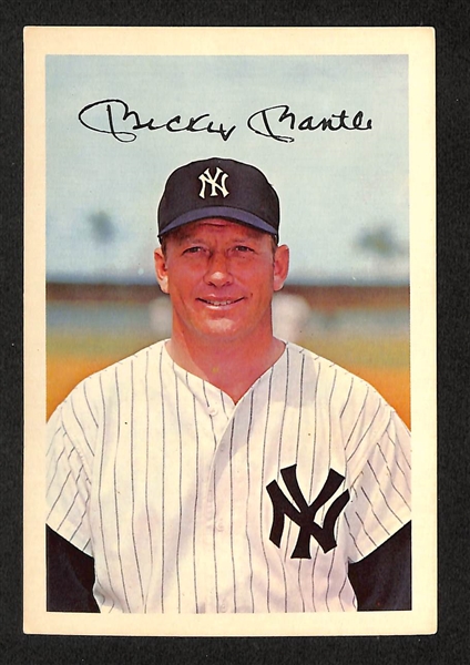 1966 Dexter Press Yankees Cards with Mantle
