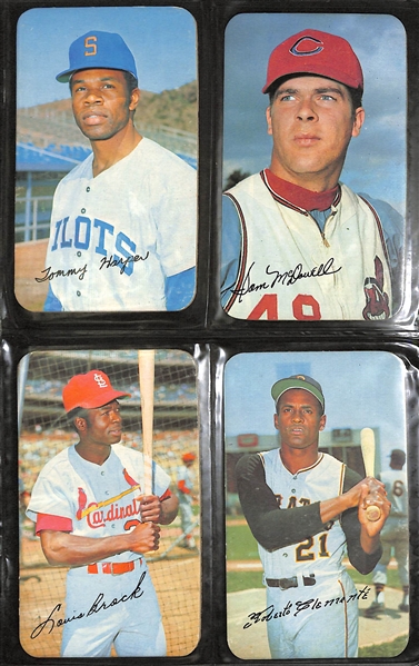 Lot of 1970 Topps Super Cards and 1970 Topps Booklet Set