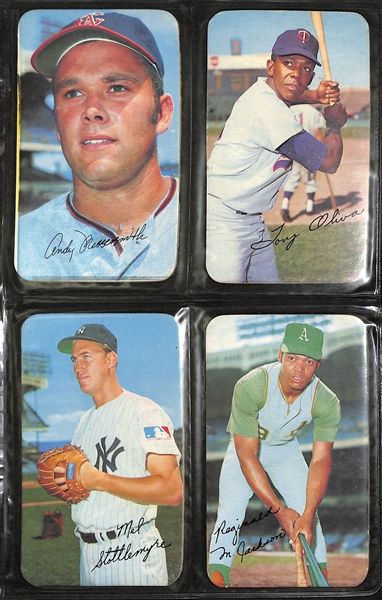 Lot of 1970 Topps Super Cards and 1970 Topps Booklet Set