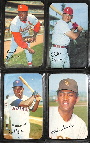 Lot of 1970 Topps Super Cards and 1970 Topps Booklet Set