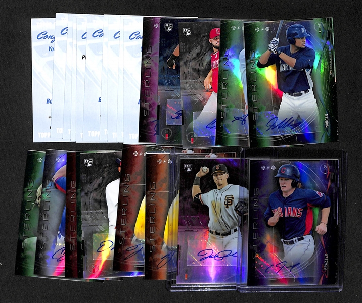 Lot Of 24 - 2014 Bowman Sterling Auto Refractor & Redemption Cards 