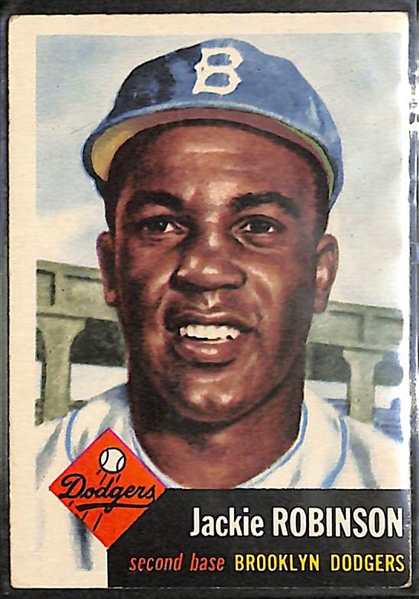 1953 Topps Jackie Robinson #1 Card BVG 4.5