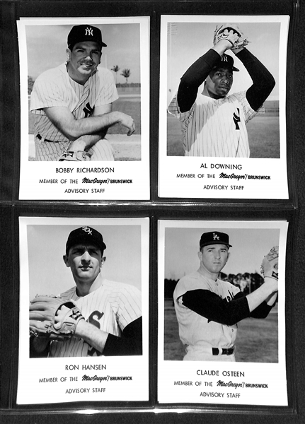 Lot Of 8 1965 MacGregor 3-1/2 x 5 Promo Photos w/ Richardson