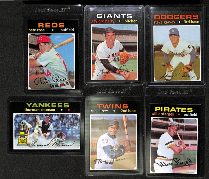 Lot Of 540 1971 Topps Baseball Cards Loaded With Stars