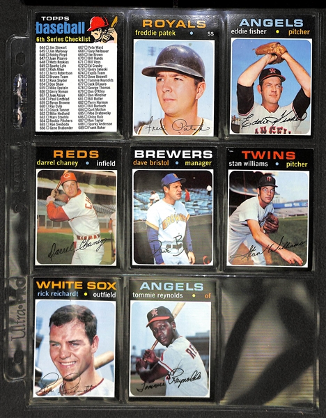 Lot Of 540 1971 Topps Baseball Cards Loaded With Stars