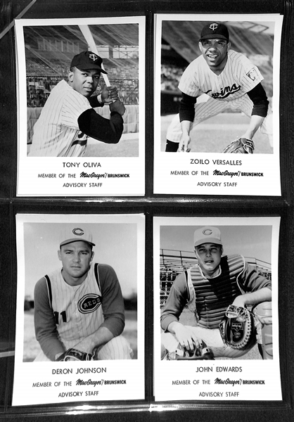 Lot Of 8 1965 MacGregor 3-1/2 x 5 Promo Photos w/ Richardson