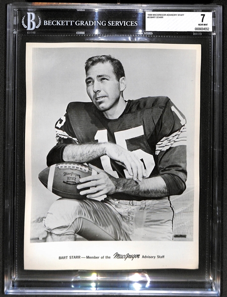 1968 MacGregor Advisory Staff Bart Starr 8 x 10 Promo Photo - BVG 7