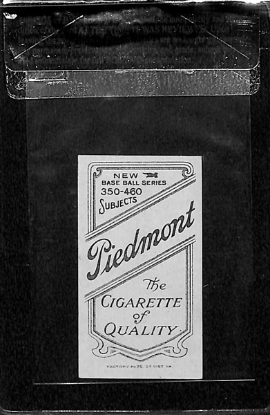 1909-11 T206 Lee Tannehill - Piedmont Back - BVG 6.5 - Factory No. 25 - High Grade