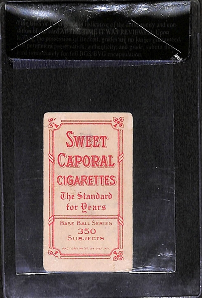 1909-11 T206 Ty Cobb - Red Portrait -  Sweet Caporal Back - BVG 1.5 - HOF