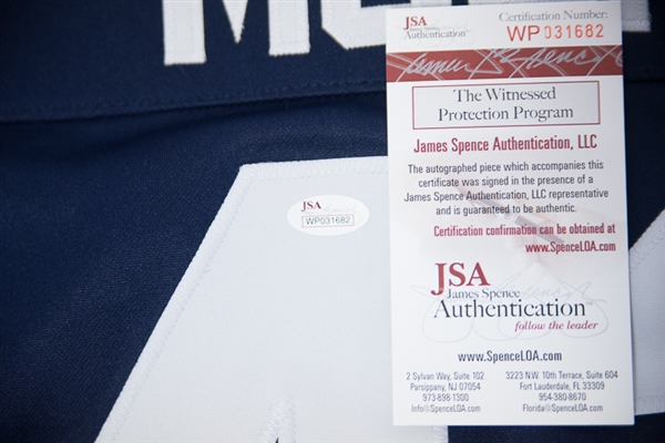 Lenny Moore Signed Penn State Jersey - JSA
