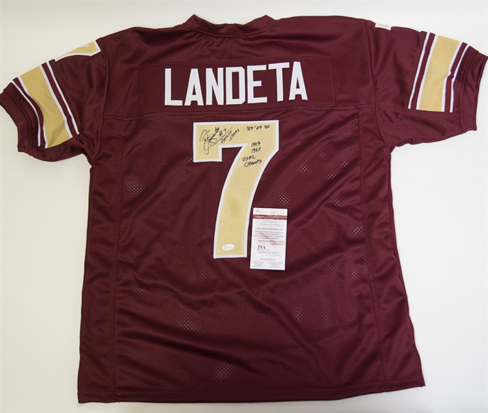 Sean Landeta Signed Philadelphia Stars USFL Jersey - JSA